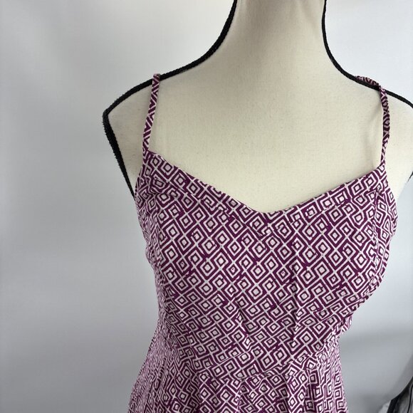 Old Navy Womens Fit and Flare Sundress Spaghetti Strap Patterned Size S - Picture 3 of 8